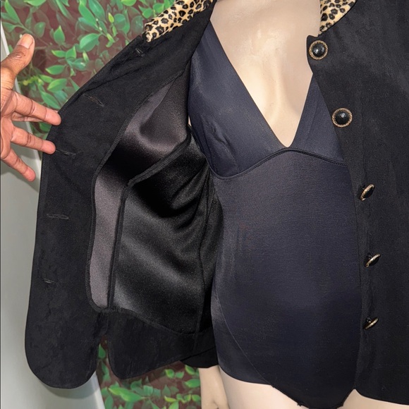 Vintage Suede Jacket Leopard Jacket - Picture 15 of 16